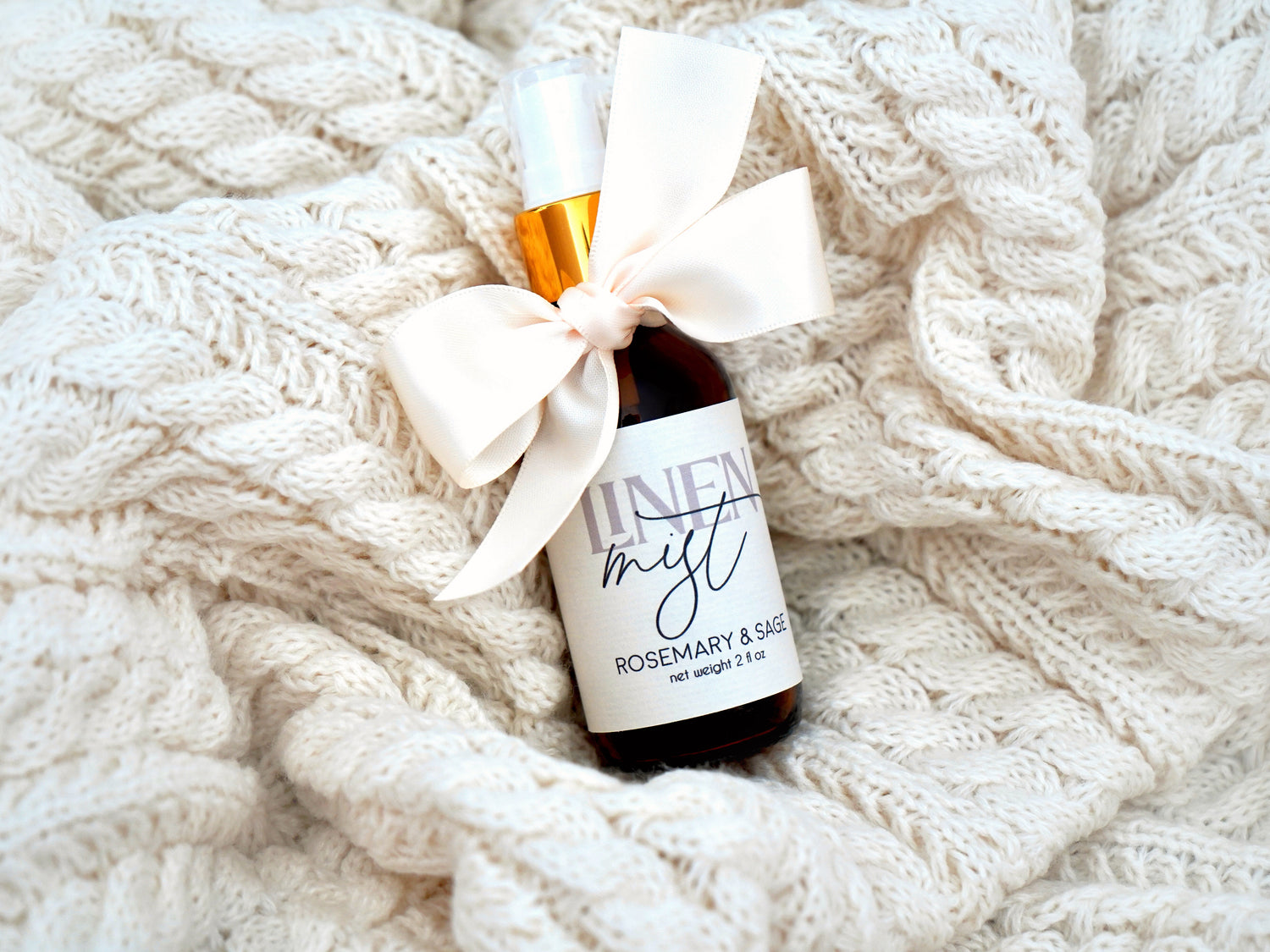 Linen Mist in Rosemary and Sage 2oz Bottle