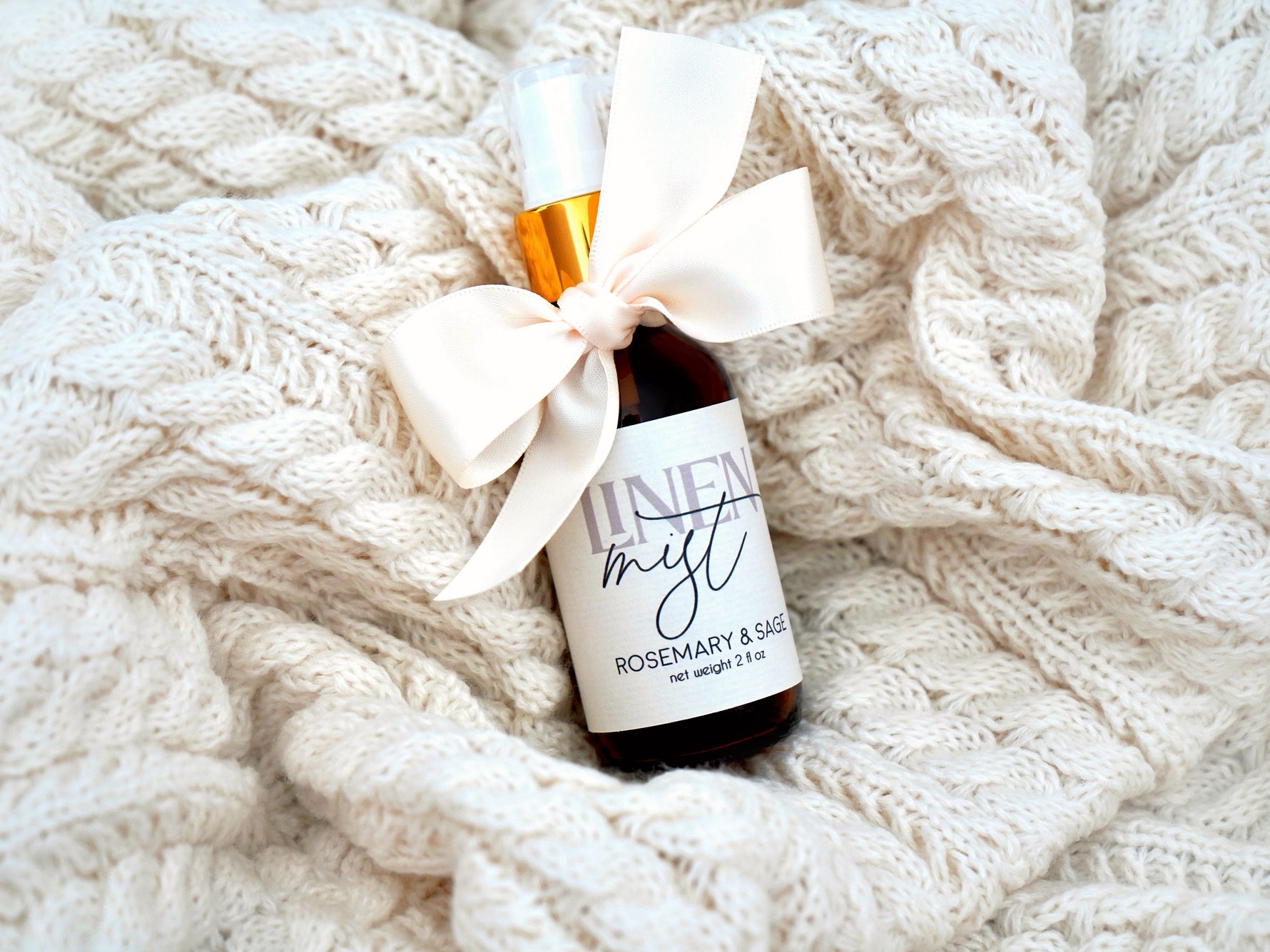 Linen Mist in Rosemary and Sage 2oz Bottle