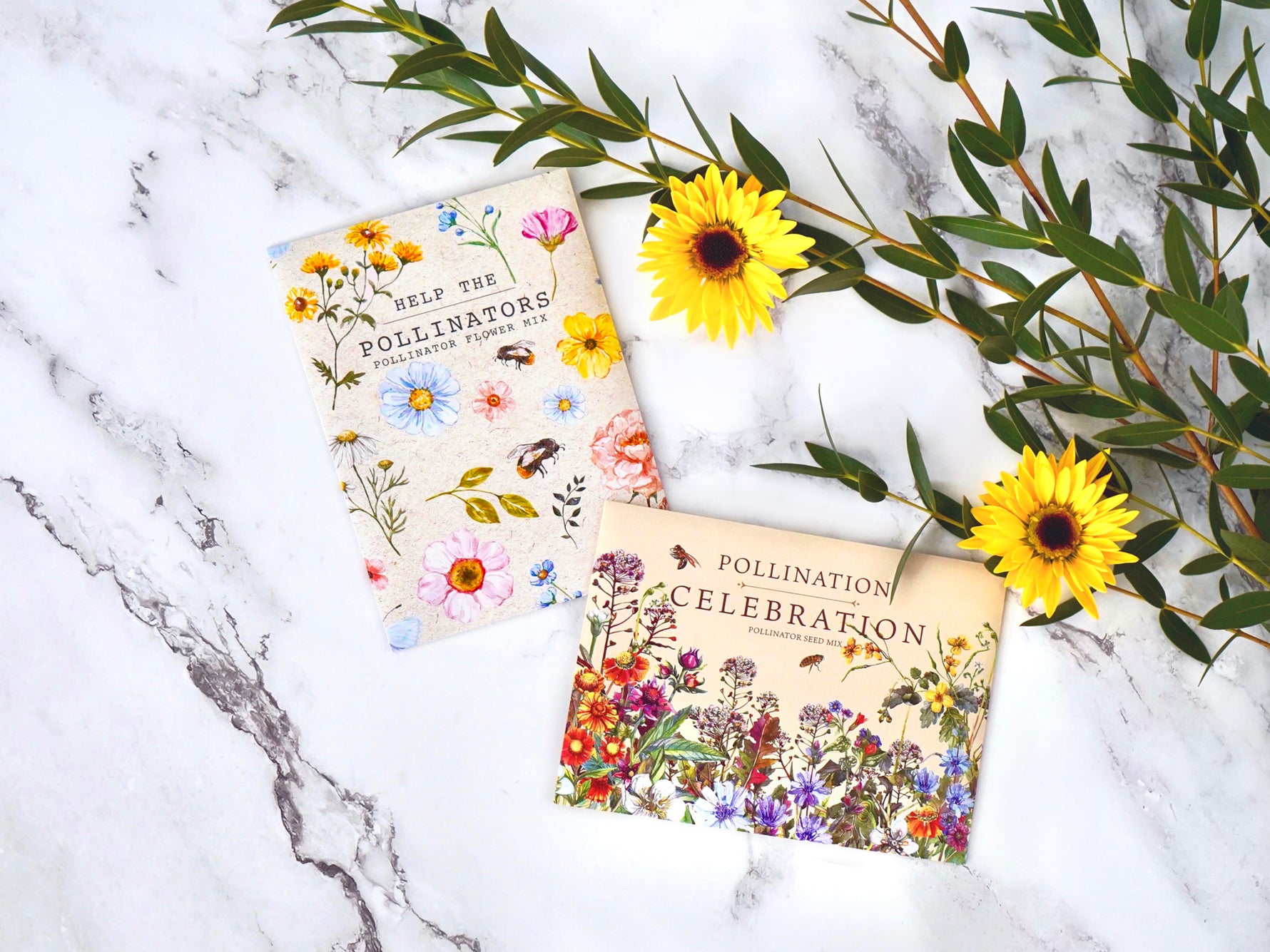 This packet of easy to grow seeds contain an assortment of wildflowers that will attract pollinator friends.