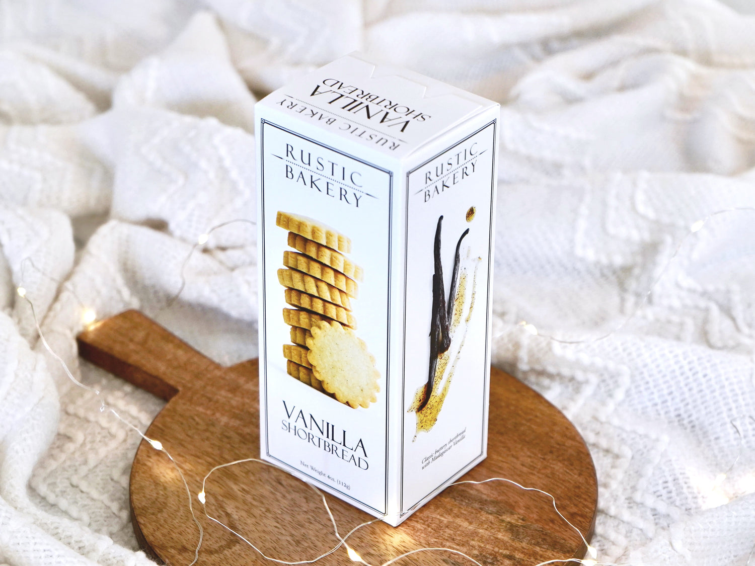 Rustic Bakery Vanilla Shortbread cookies 4oz