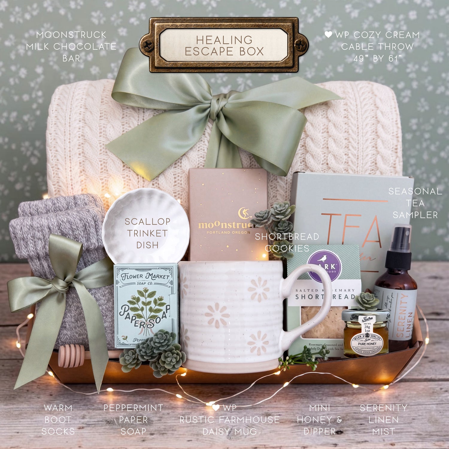 Healing Escape Gift Box | Get Well & Recovery Gift with Blanket & Mug