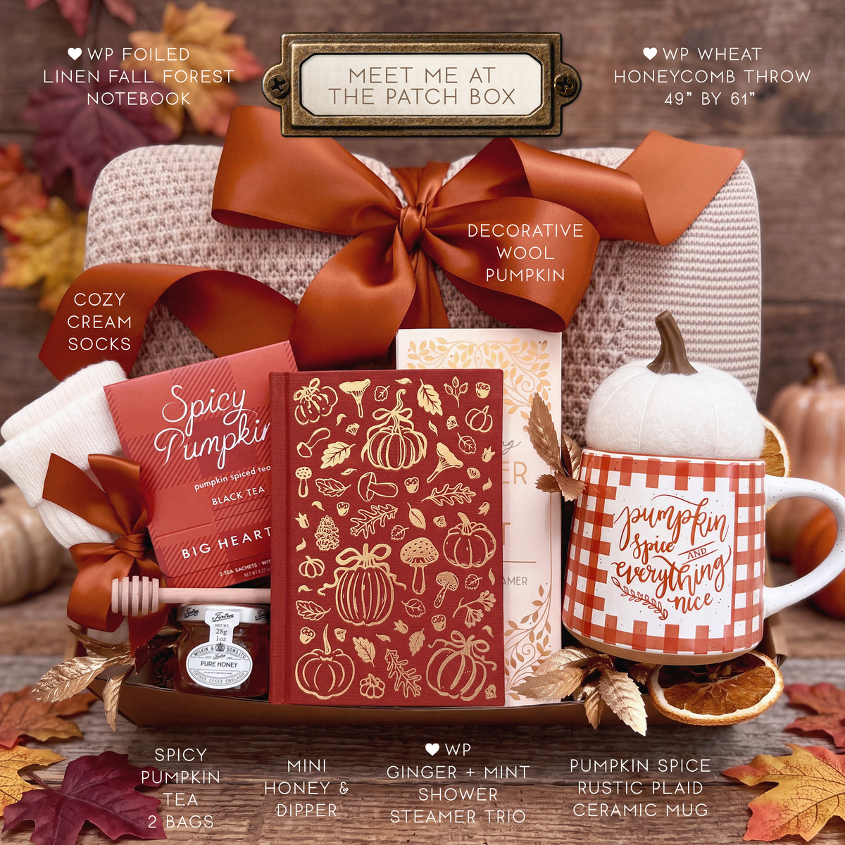 Meet Me at the Patch | Cozy Fall Gift with Blanket & Mug