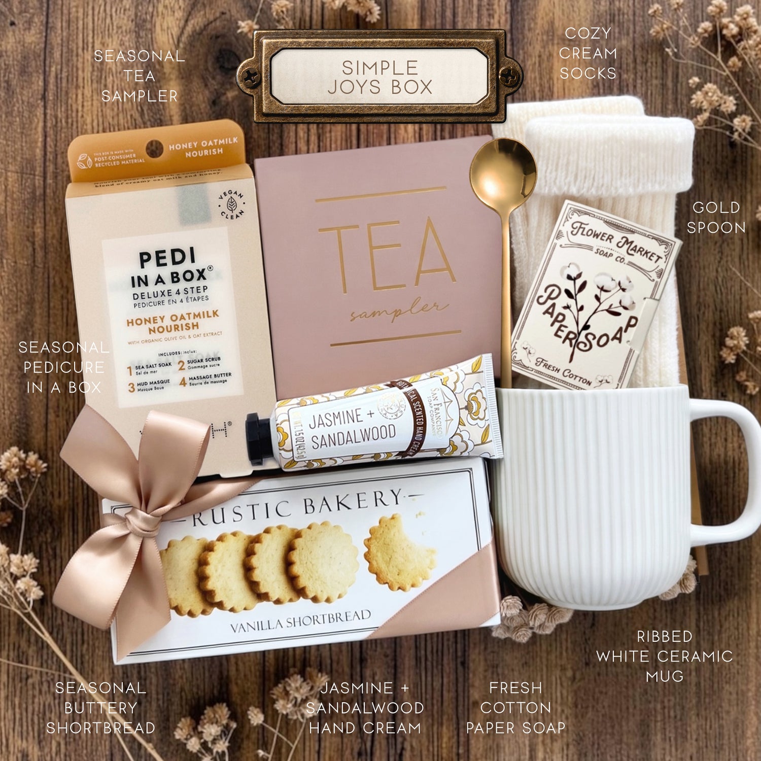 Simple Joys Gift Box | Cozy Self-Care Gift with Mug, Tea & Treats