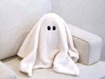 Sherpa Ghost Pillow measures 12"x 13" 