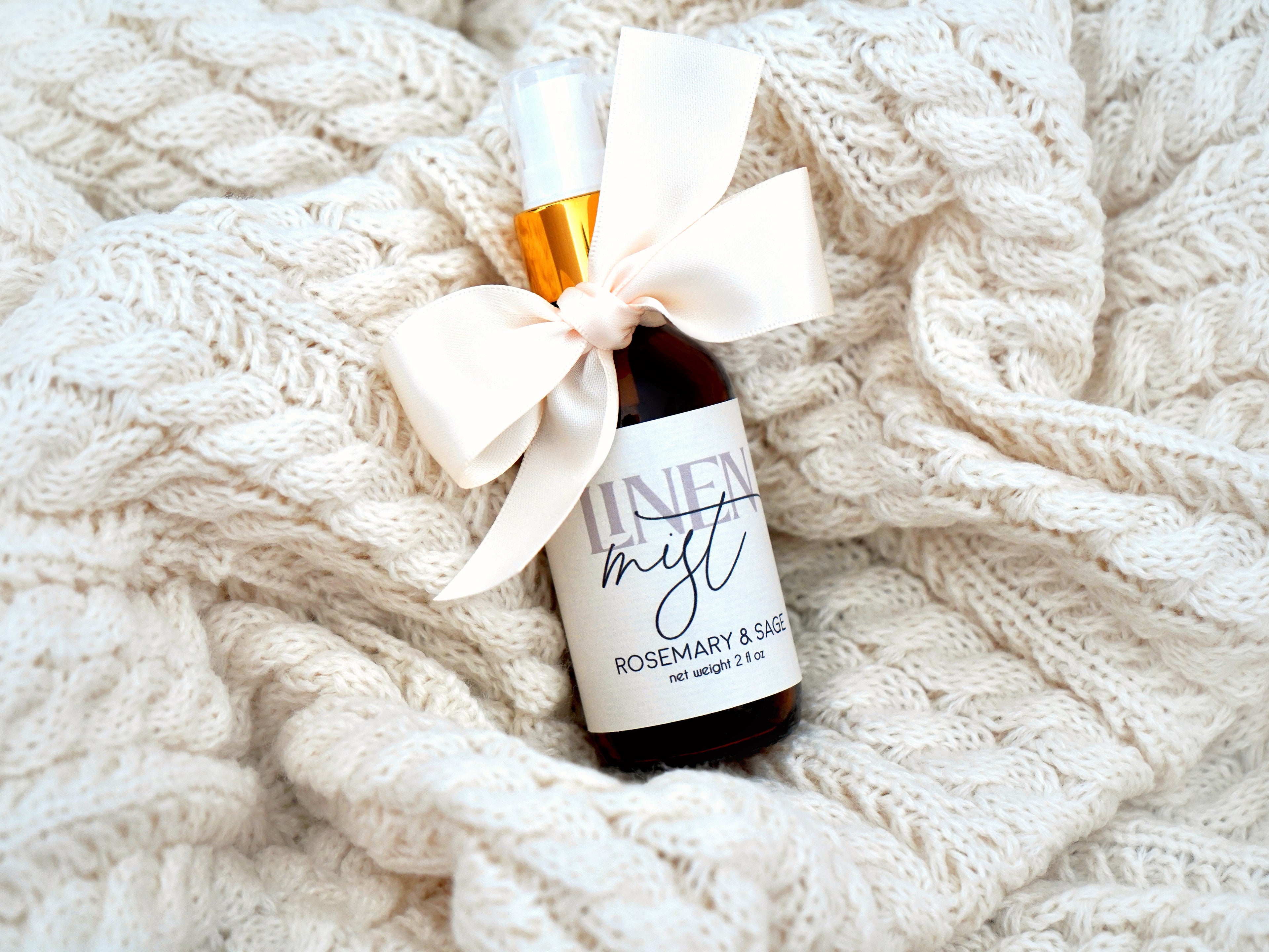 Linen Mist in Rosemary and Sage 2oz Bottle