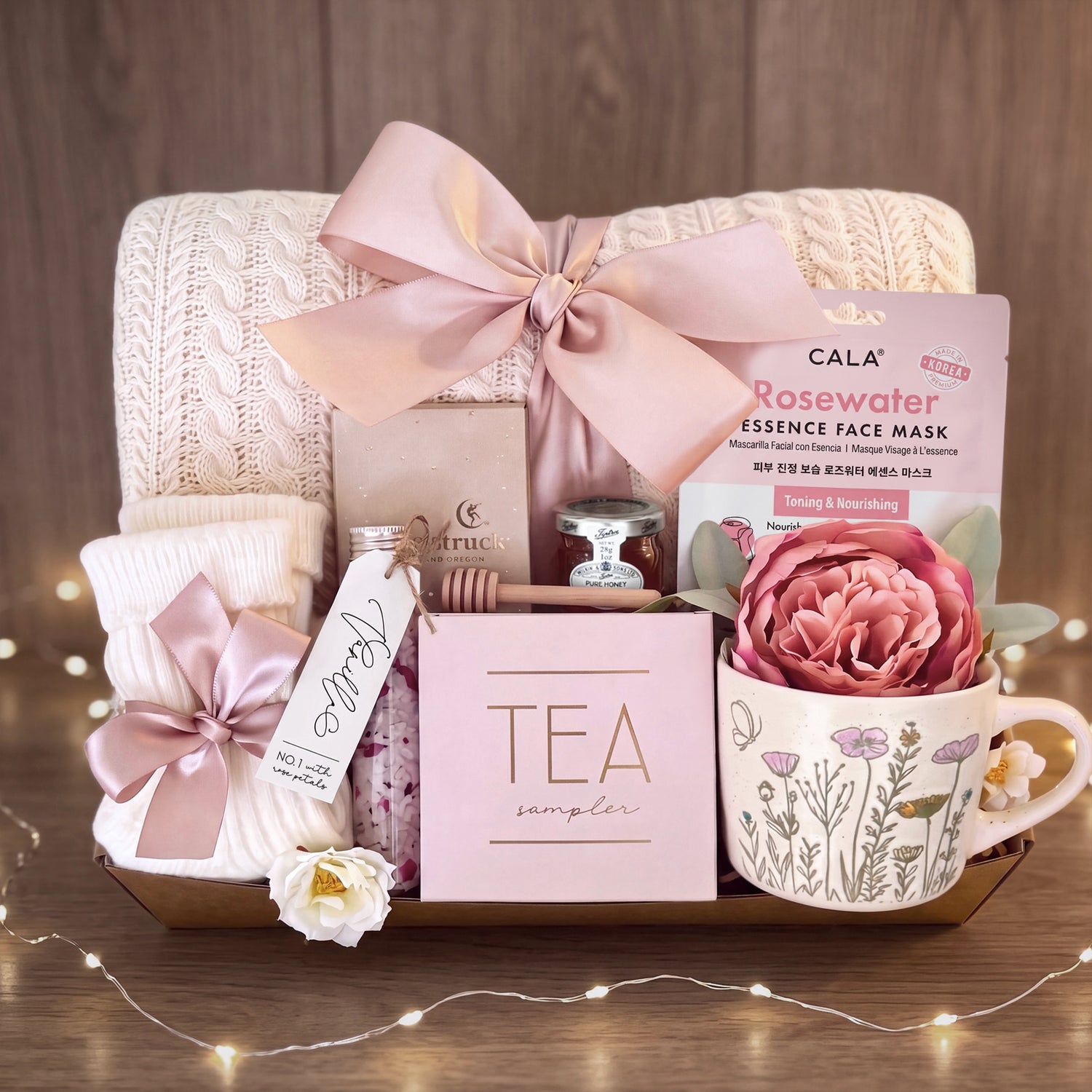 Sending Flowers Blanket Gift Box | Comfort and Care Gift