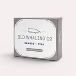 Box of Old Whaling Co handmade bar soap on a white background