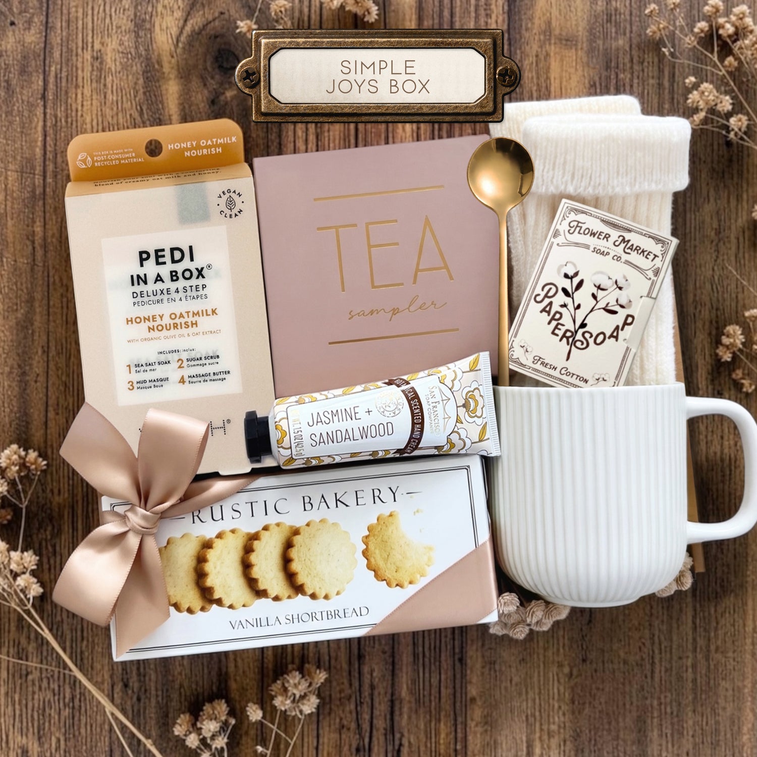 Simple Joys Gift Box | Cozy Self-Care Gift with Mug, Tea & Treats