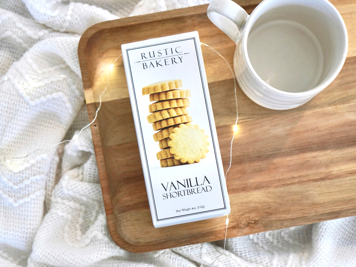 Rustic Bakery Vanilla Shortbread cookies 4oz