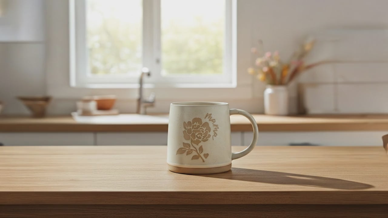 Wildflower Pop exclusive mama floral ceramic mug Mother's Day