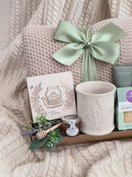 video pan of the Calming Moments Gift box by Wildflower Pop